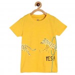 Miniklub Knit T-Shirt - Yellow, 5-6yr